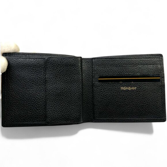 Yves Saint Laurent Vintage Bifold Leather Wallet - Picture 7 of 9